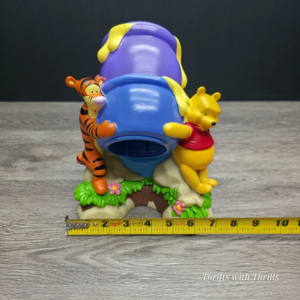 Vintage Disney's Winnie The Pooh &‎ Tigger With Honey Pot - Dixie Cup Dispenser